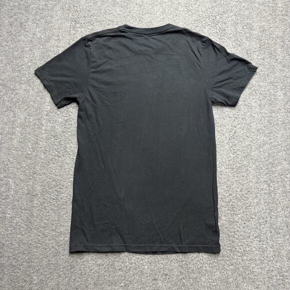 Threadless Japanese Cat Ninja T-Shirt Adult Small Black Vincent Trinidad Samurai - Picture 3 of 5